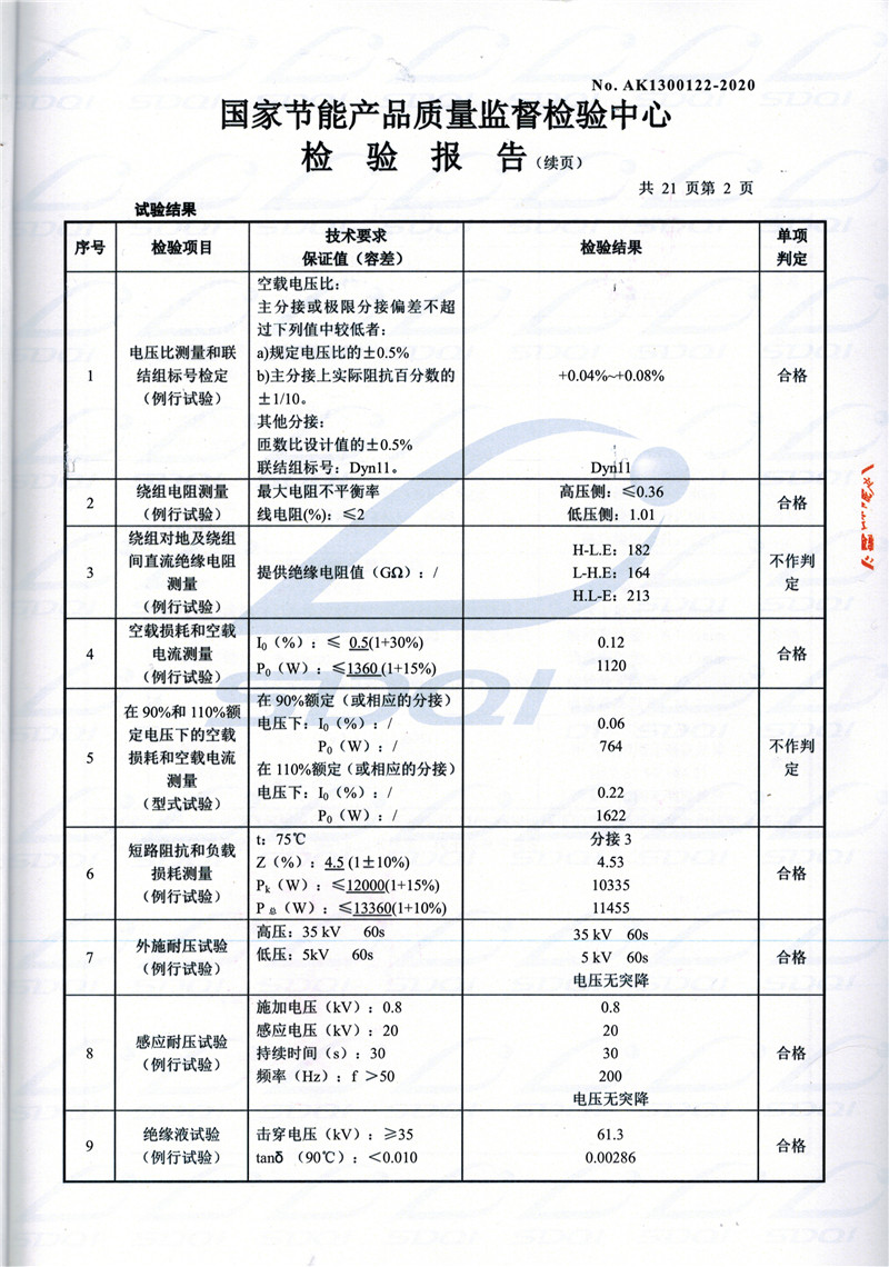 高低压试验报告-S11-1250江油江油江油油浸式变压器-2.jpg